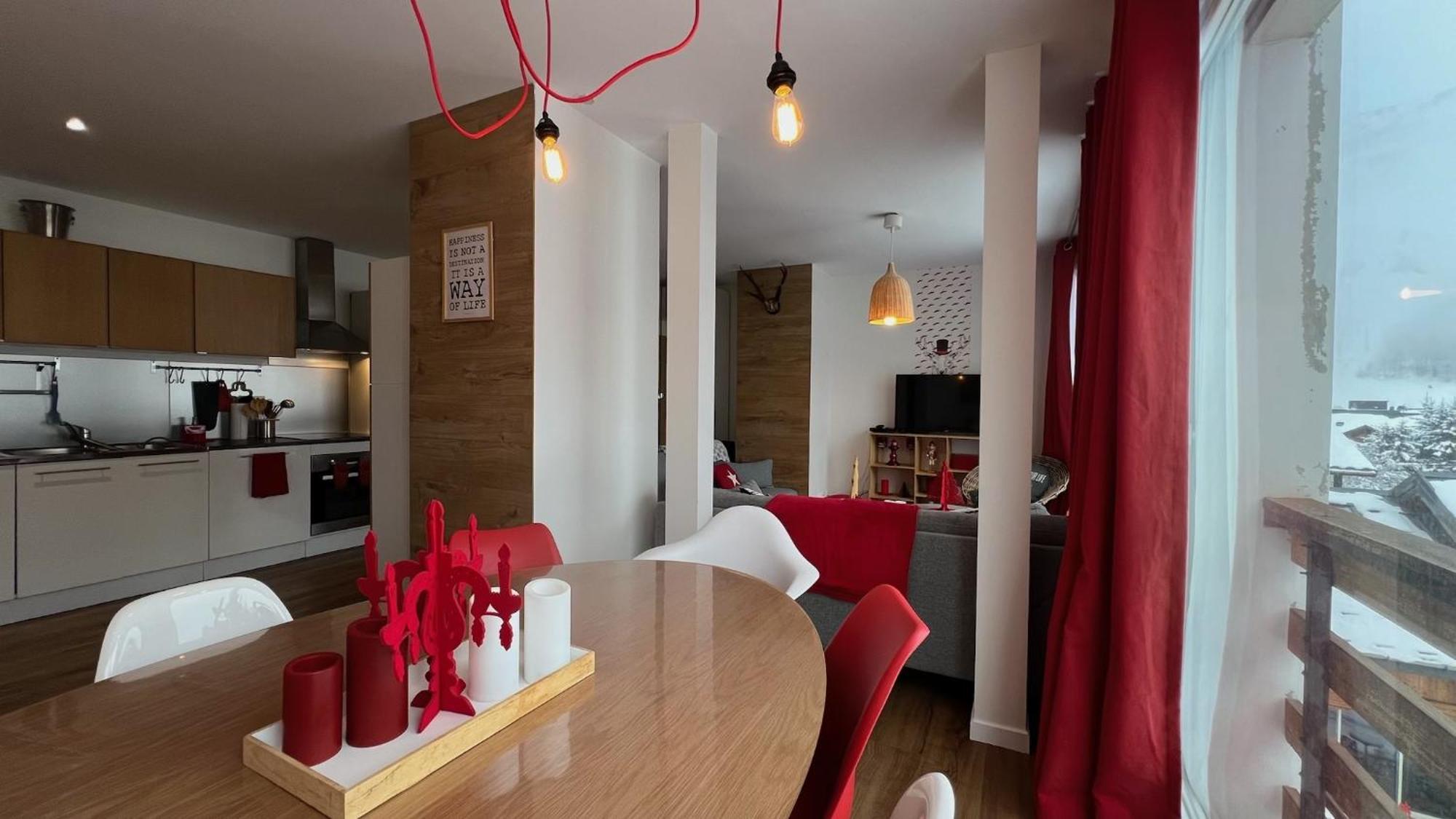 Rouge Canneberge -8 Personnes- 84M2 Vue Degagee Setaz Valloire Bagian luar foto